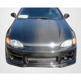 1992-1995 Honda Civic 2DR / HB Carbon Creations Dritech OEM Look Hood - 1 Piece