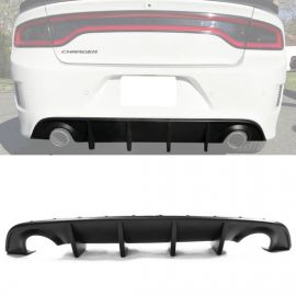 2015-2021 Dodge Charger SRT OE Style Rear Bumper Diffuser - Painted Matte Black