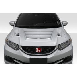 118577 | 2012-2015 Honda Civic 4DR Duraflex Kina Hood - 1 Piece | Duraflex