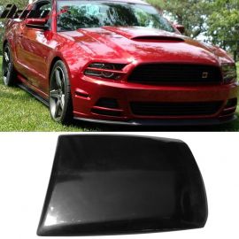 HV-FM131P-PUR | 2013-2014 FORD MUSTANG - V6 GT BOSS AIR HOOD VENT SCOOP UNPAINTED BLACK PU | Ikon Motorsports