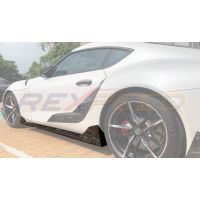 2020-2023 Toyota Supra GR V1 Forged Carbon Side Skirts Extensions-Gloss