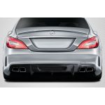 2012-2018 Mercedes W218 CLS63 Carbon AF-1 Rear Diffuser ( CFP ) - 1 Piece