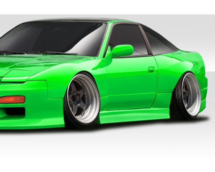 2 Piece Extreme Dimensions Duraflex Replacement for 1989-1994 Nissan 240SX S13 2DR RBS V1 Side Skirts 