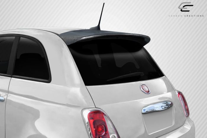 2012-2019 Fiat 500 Carbon Creations Abarth Look Roof Wing Spoiler
