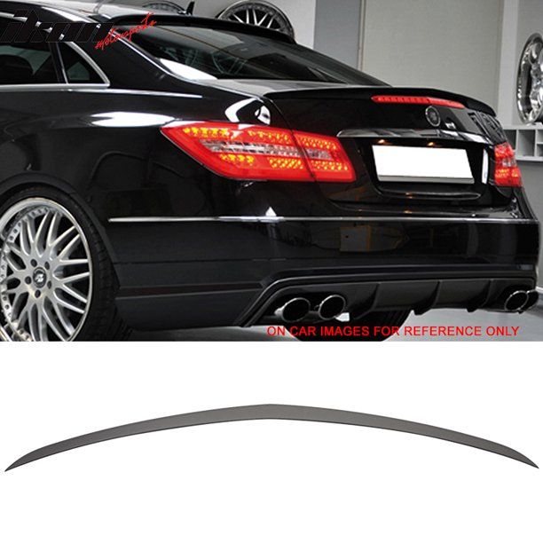 Trunk Spoiler Fits 2010-2017 Mercedes-Benz E Class W207 C207 2Dr Coupe A207 Convertible AMG2 Style Unpainted ABS Rear Trunk Wing Deck Lid by IKONMOTORSPORTS 