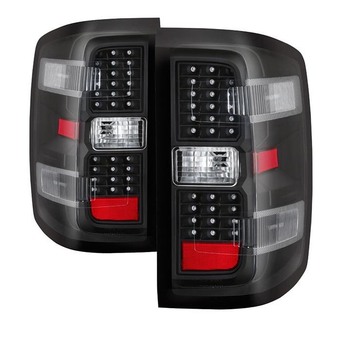 2015-2018 GMC SIERRA 3500 HD dually models only Black LED Tail Lights